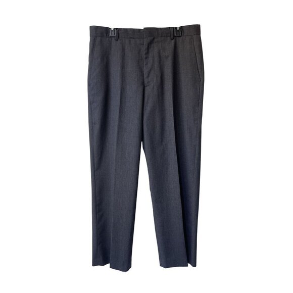 Banana Republic Mens 100% Wool Pants 35X30 Gray Business Dress Classic Work Suit - Picture 1 of 8